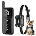 RUXAN Shock Collar with Remote for Dog- Bark Training, for 15-120lbs Large Medium Small Puppy, Smart Collar, Black