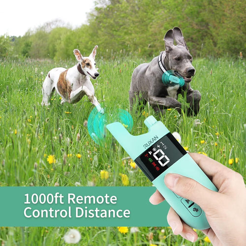 RUXAN Dog Training Collar with Remote Control -Dog Shock Collar for 15-120lbs Small Large Dogs, Waterproof, Dogs Stop Barking
