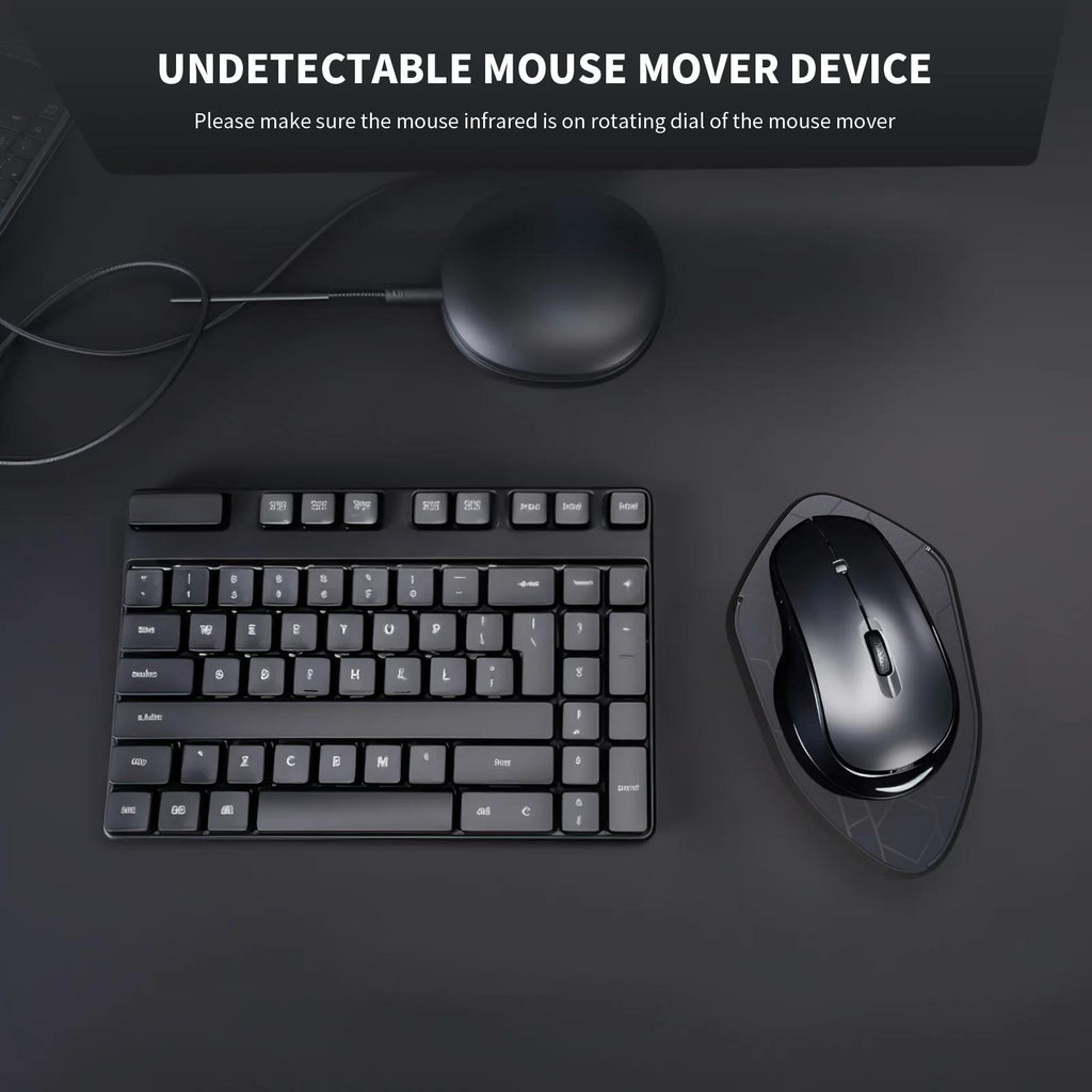 RUXAN Undetectable Mouse Mover, Mouse Jiggler usb for computer,Laptop,Mac, Wireless Mice, Automatic, Keeps PC Active
