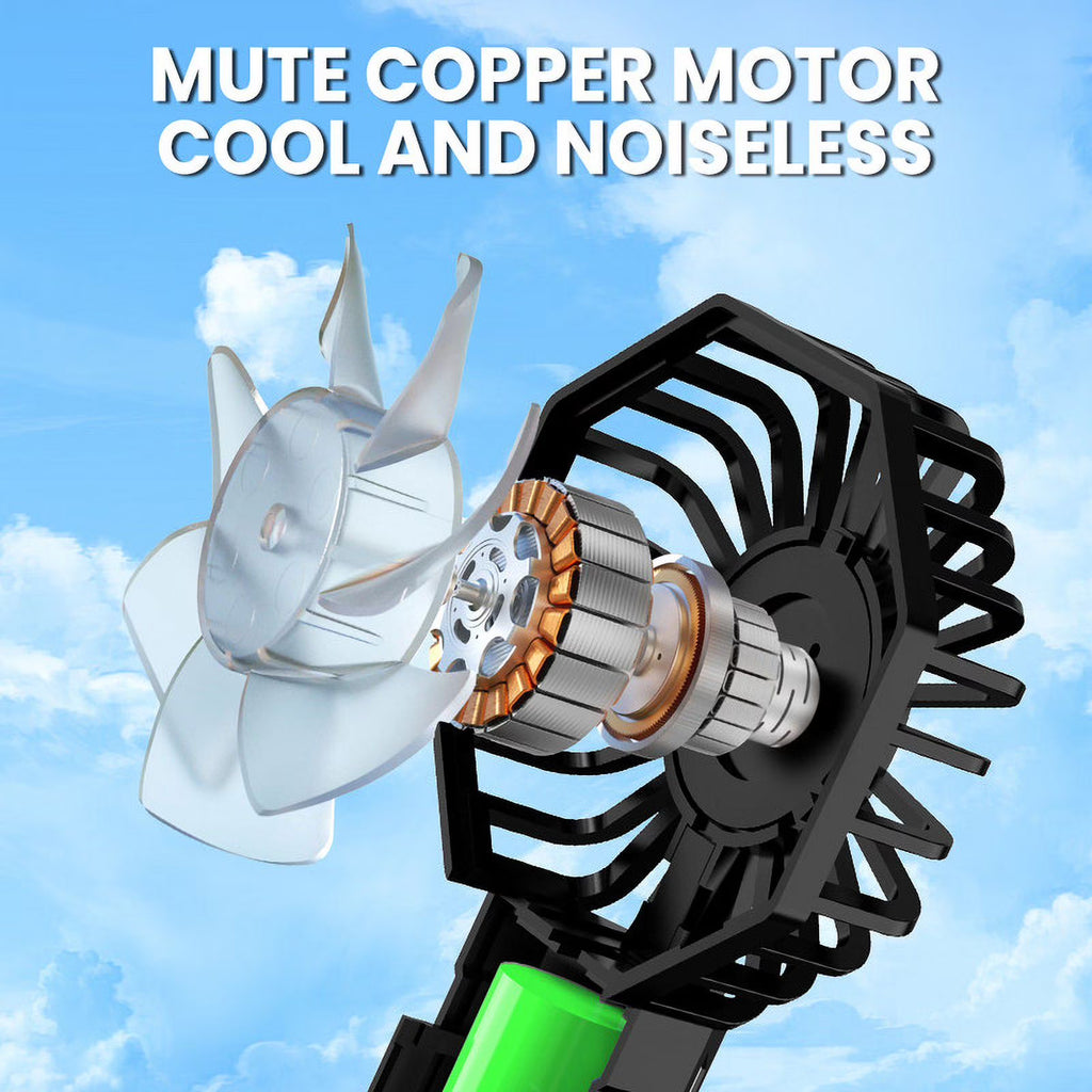 RUXAN Small Fan Handheld, Battery Operated Fan, Rechargeable Mini Personal Fan for Outdoor,Home,Travel
