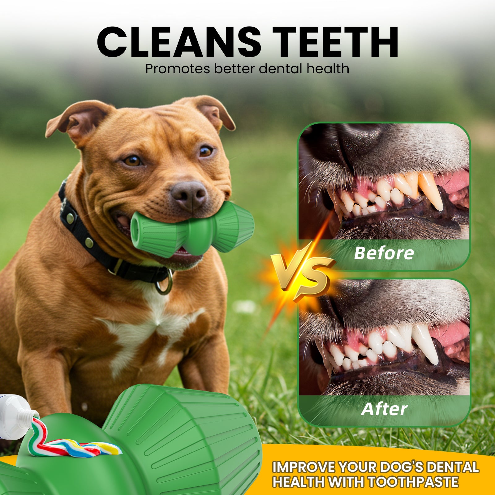 Jewyow Rubber Dog Chew Toy for Aggressive Chewers - Beef Flavored Indestructible Dog Toys for Large Dogs, Leak-Proof Chewing Toy for Powerful Jaws